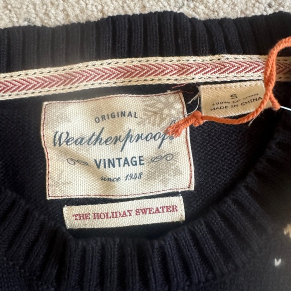 NWT Mens Weatherproof Vintage Holiday Sweater Size Small - Picture 3 of 5
